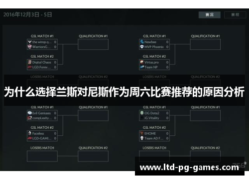 为什么选择兰斯对尼斯作为周六比赛推荐的原因分析